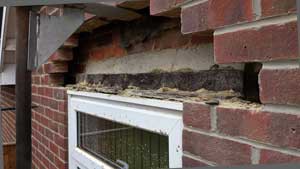 Lintel Replacement in West Sussex - Before