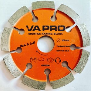 va pro diamond mortar raking blade 115mm